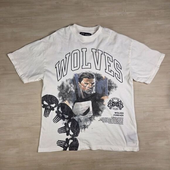 Darc Sport Marvel The Punisher Prepare Premium Oversized Shirt Men's Size Medium - Picture 1 of 6